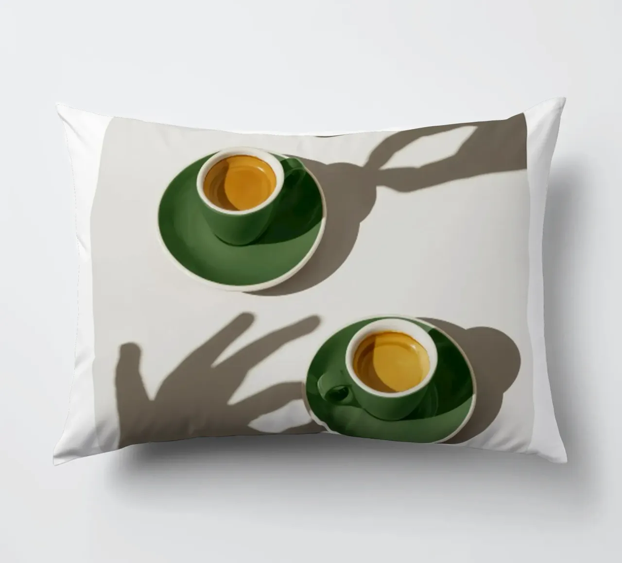 Tazze di caffè verde cuscino da mary shop
