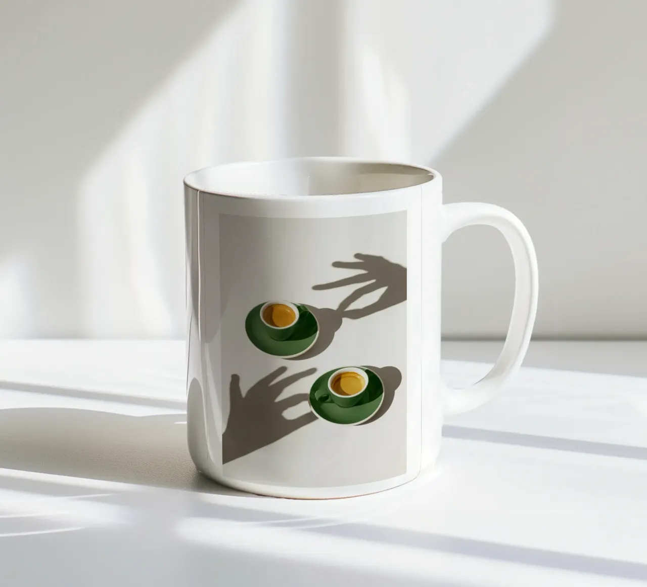 Tazze di caffè verde tazza in ceramica da mary shop