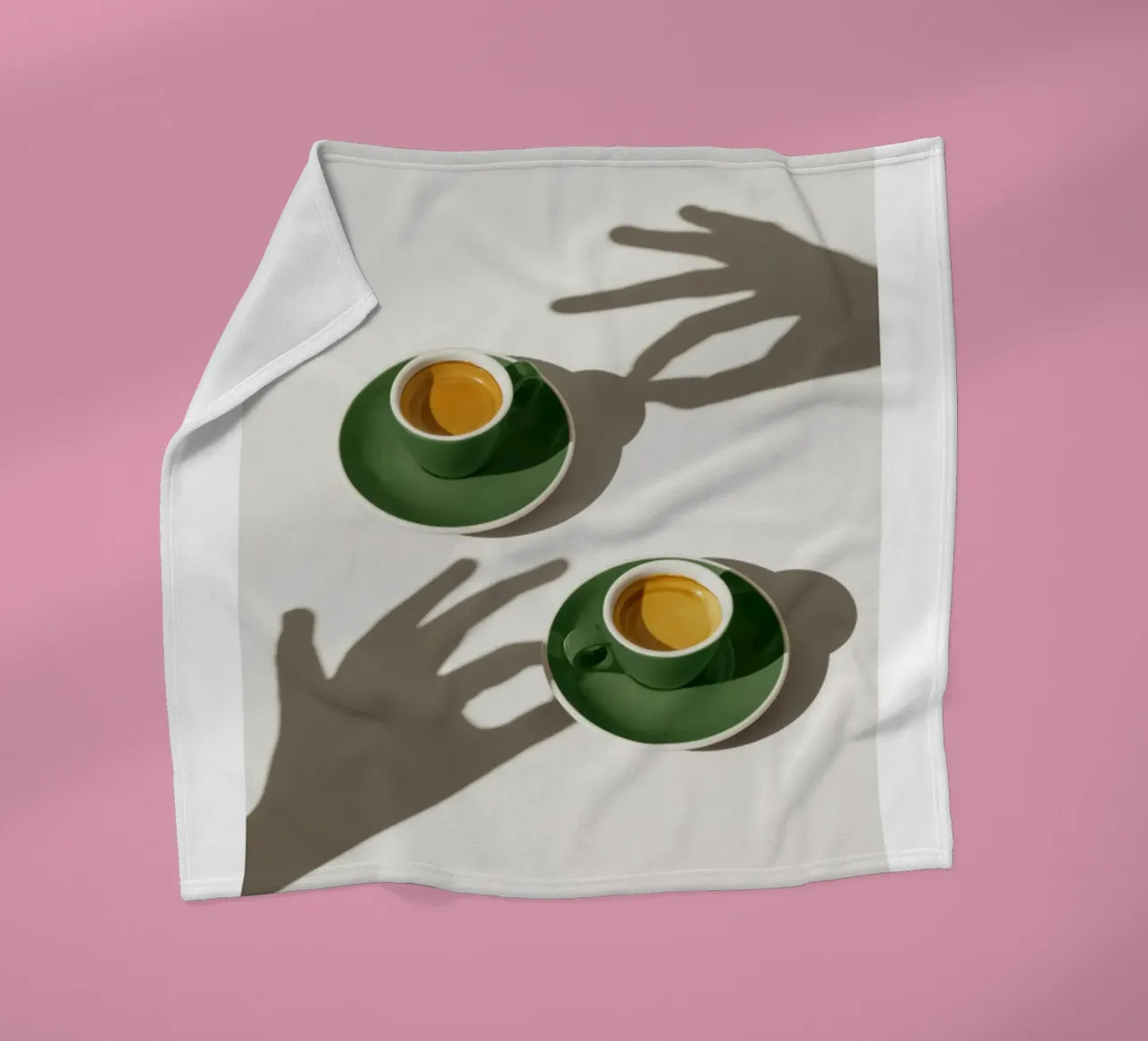 Tazze di caffè verde coperta in pile da mary shop