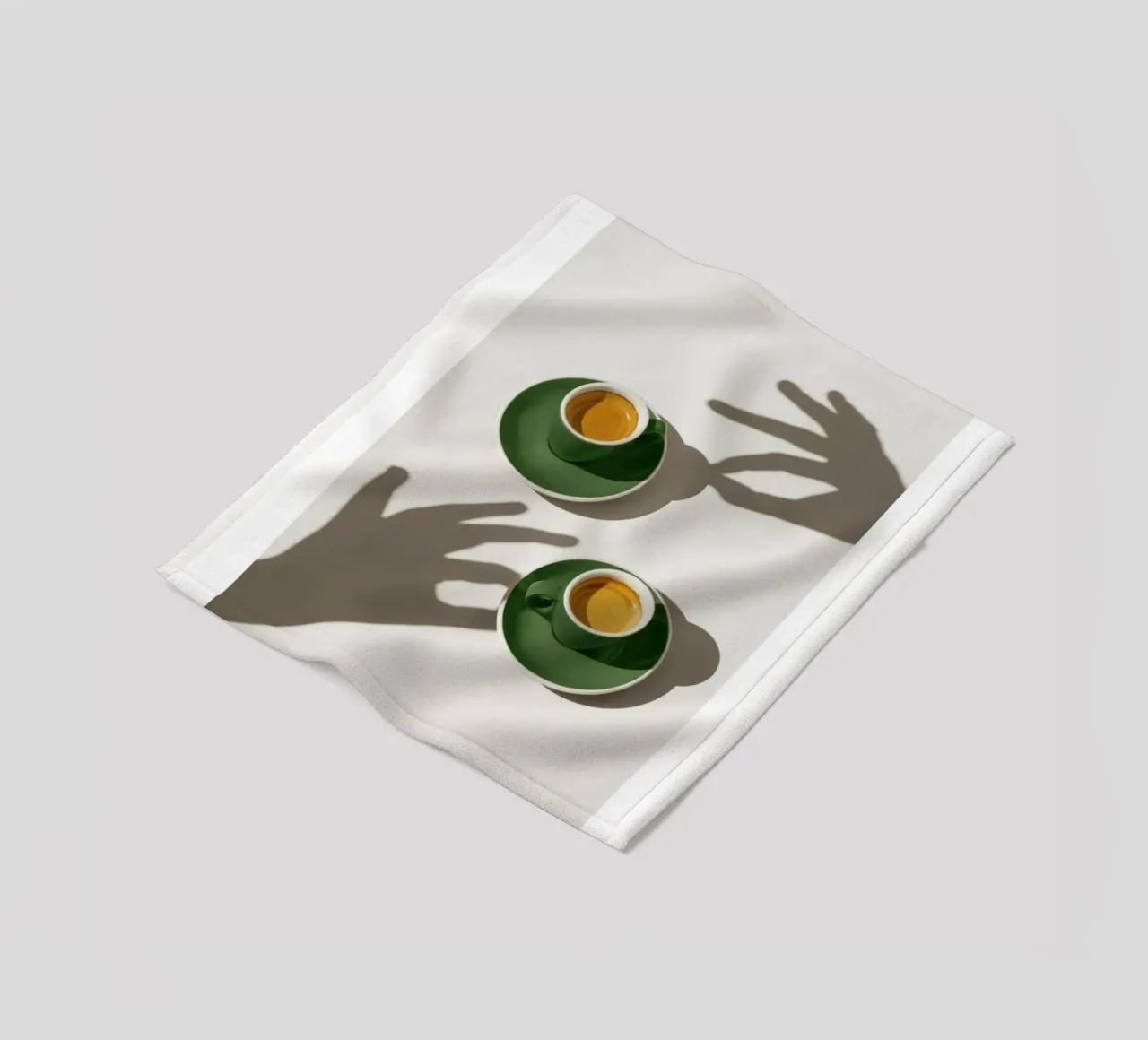 Tazze di caffè verde coperta in pile da mary shop