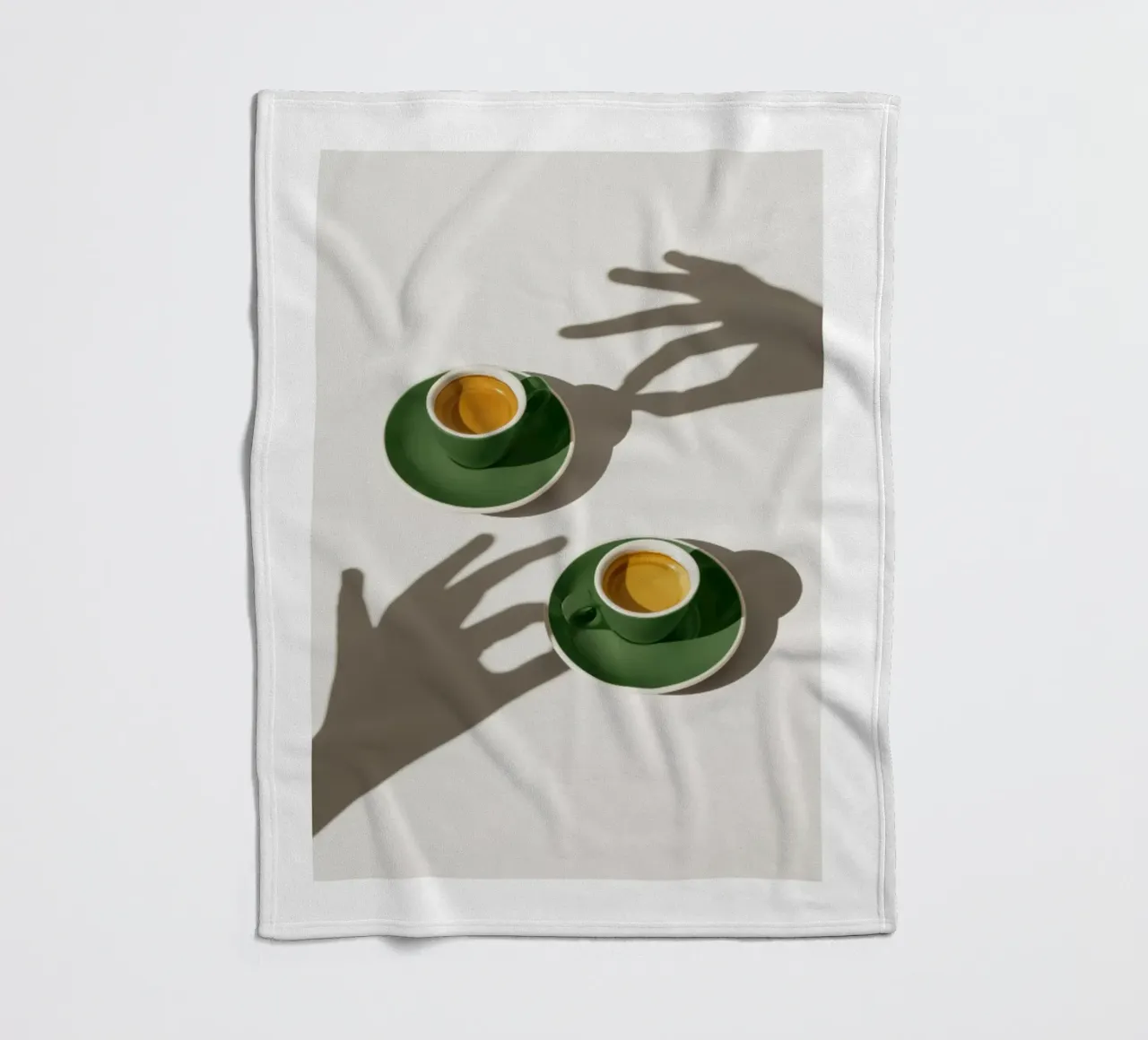 Tazze di caffè verde coperta in pile da mary shop
