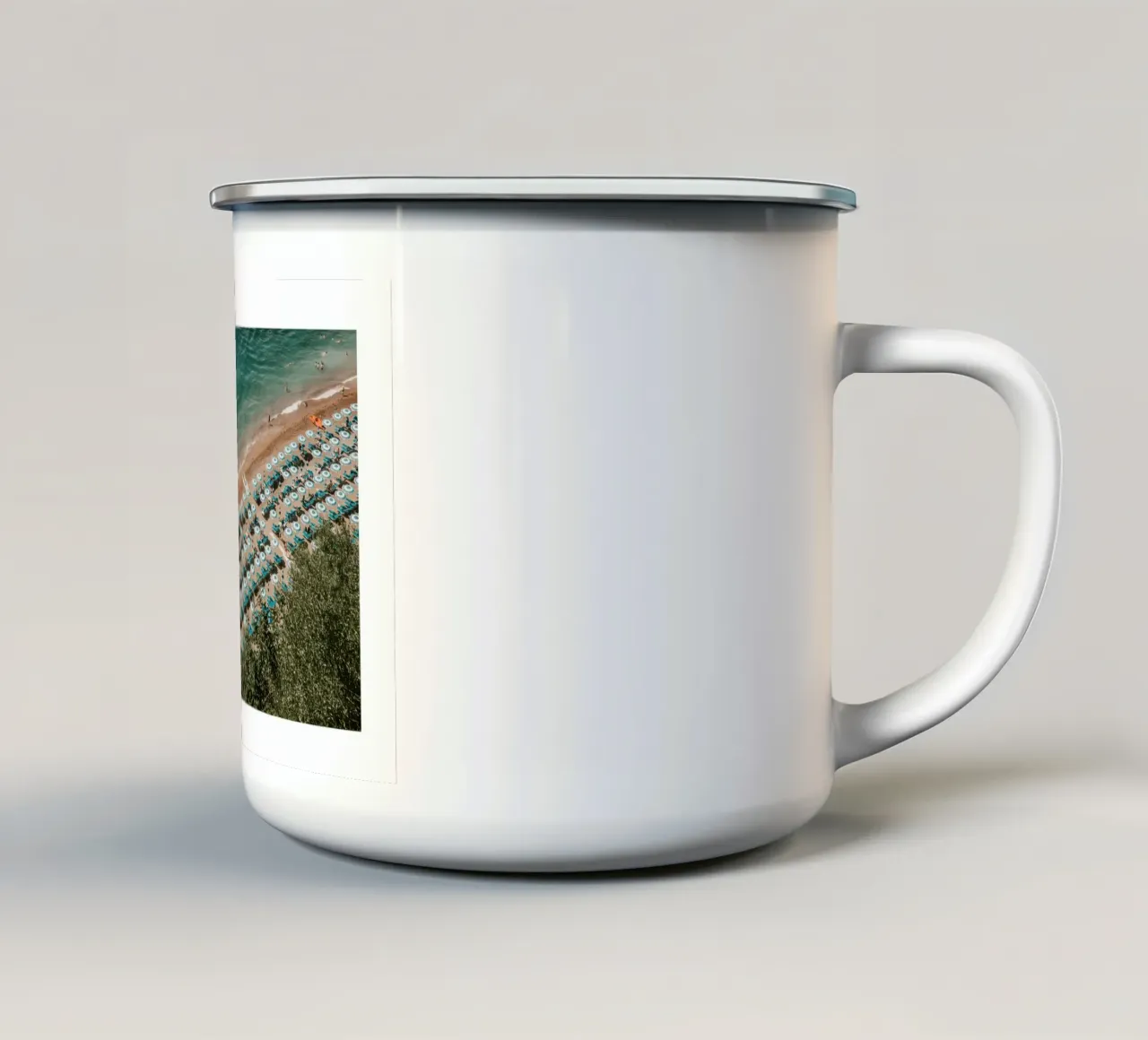 Positano Beach tazza in smalto da mary shop
