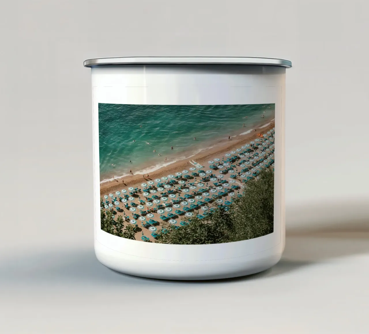 Positano Beach tazza in smalto da mary shop