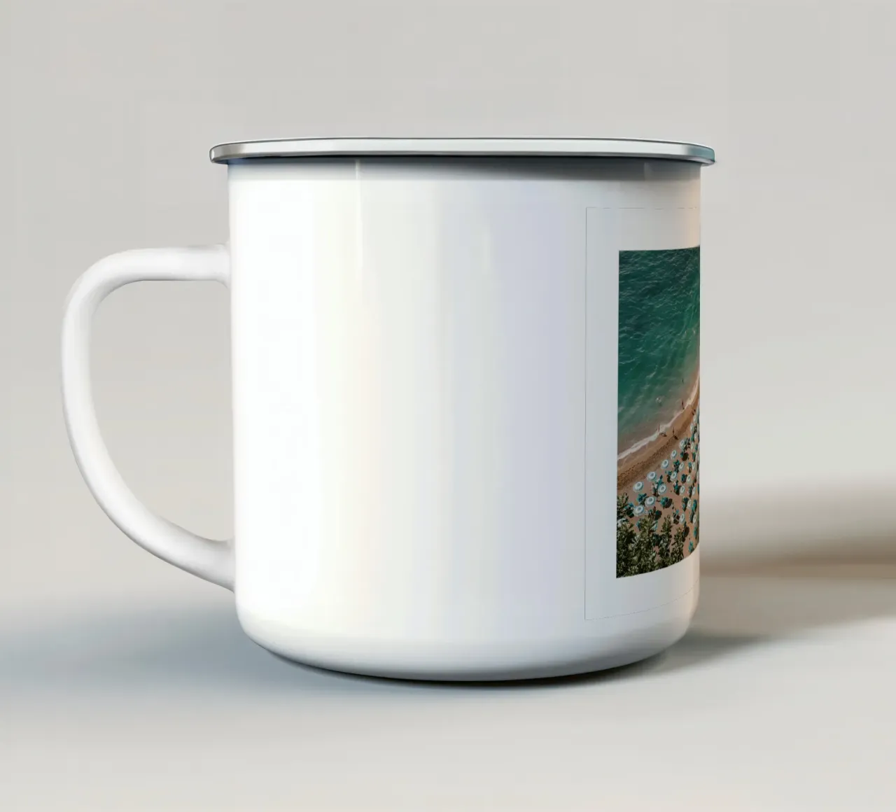 Positano Beach tazza in smalto da mary shop