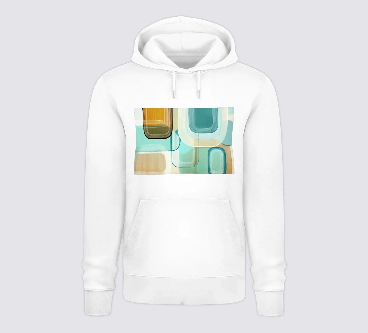 Abstract boho felpa con cappuccio da Imagine