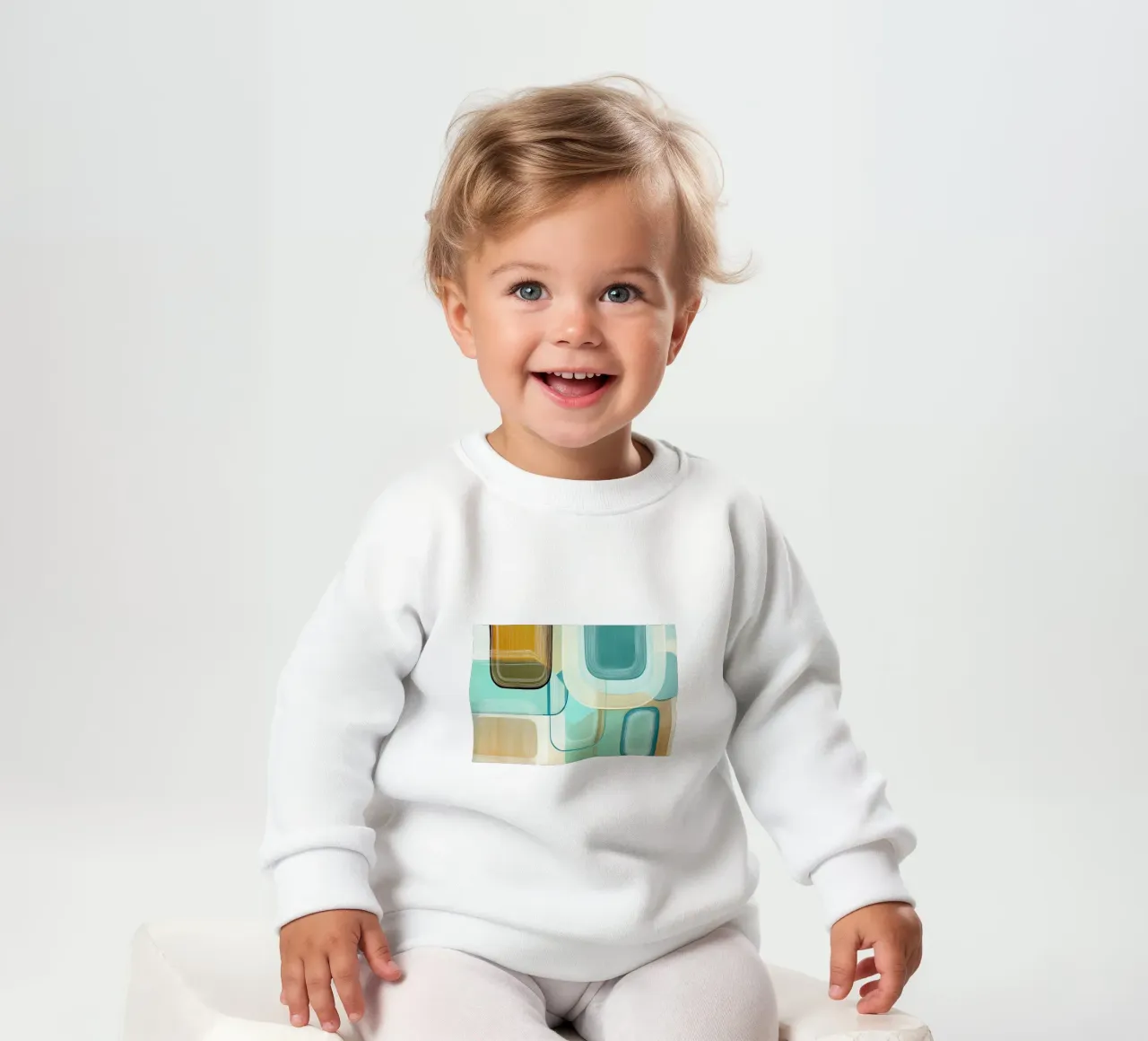 Abstract boho baby sweatshirt van Imagine