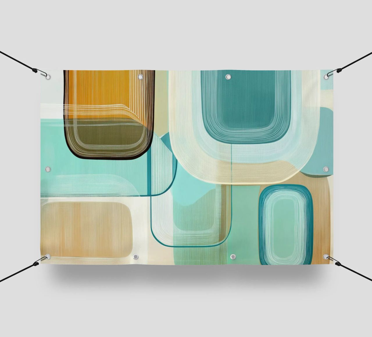 Abstract boho telo in pvc da Imagine