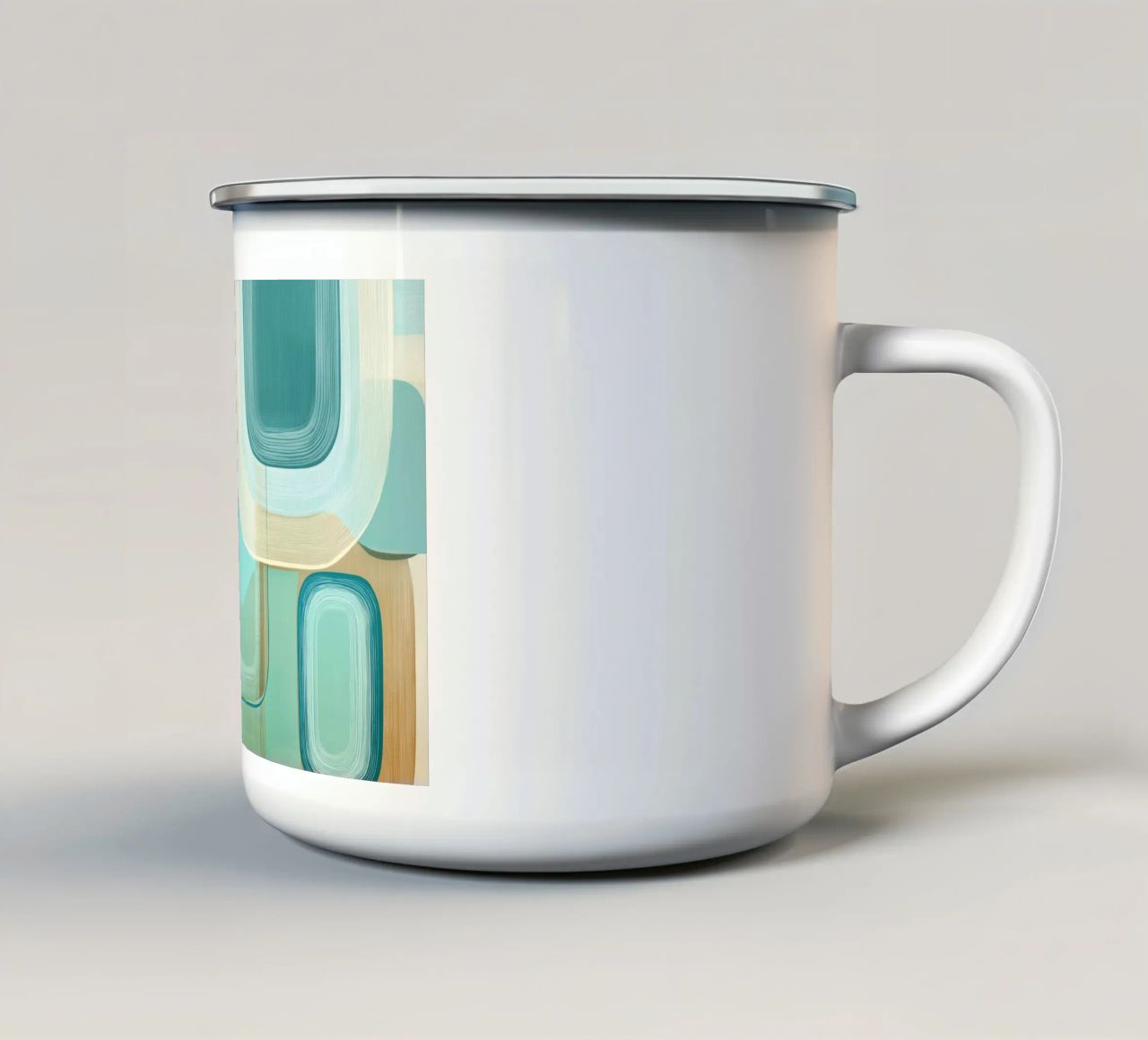 Abstract boho tazza in smalto da Imagine