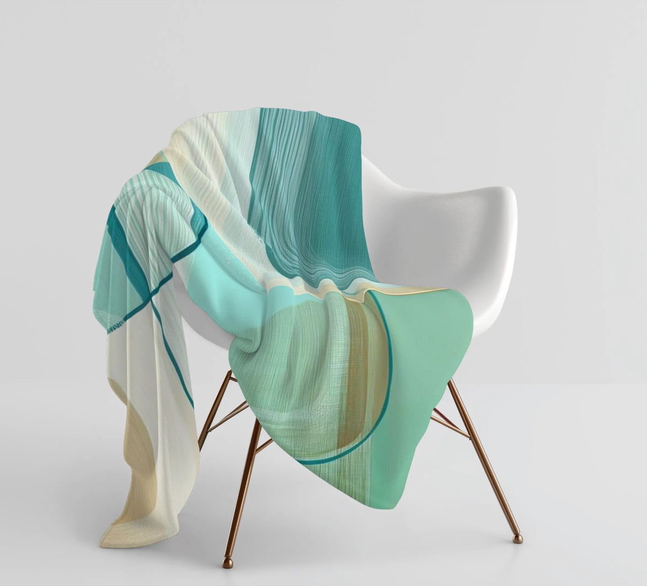 Abstract boho coperta in pile da Imagine