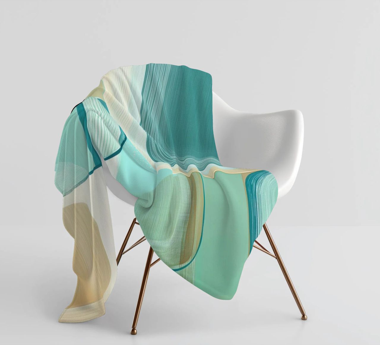 Abstract boho coperta in pile da Imagine