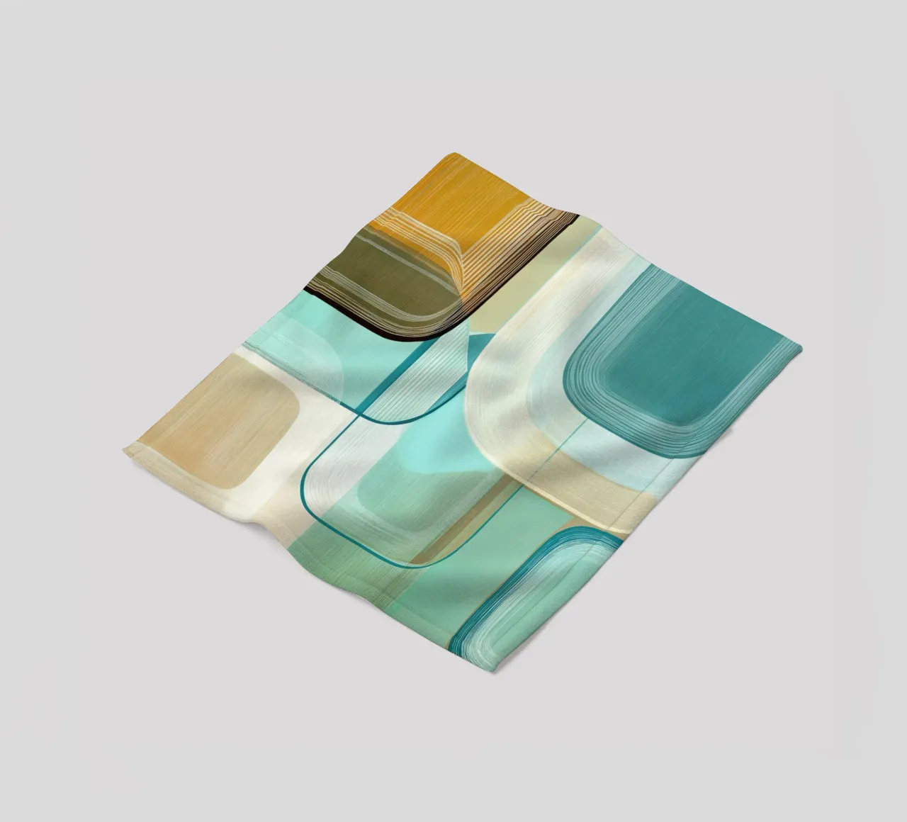 Abstract boho manta de franela de Imagine
