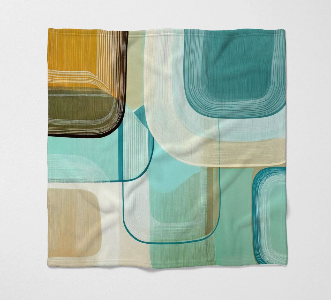 Abstract boho coperta in pile da Imagine