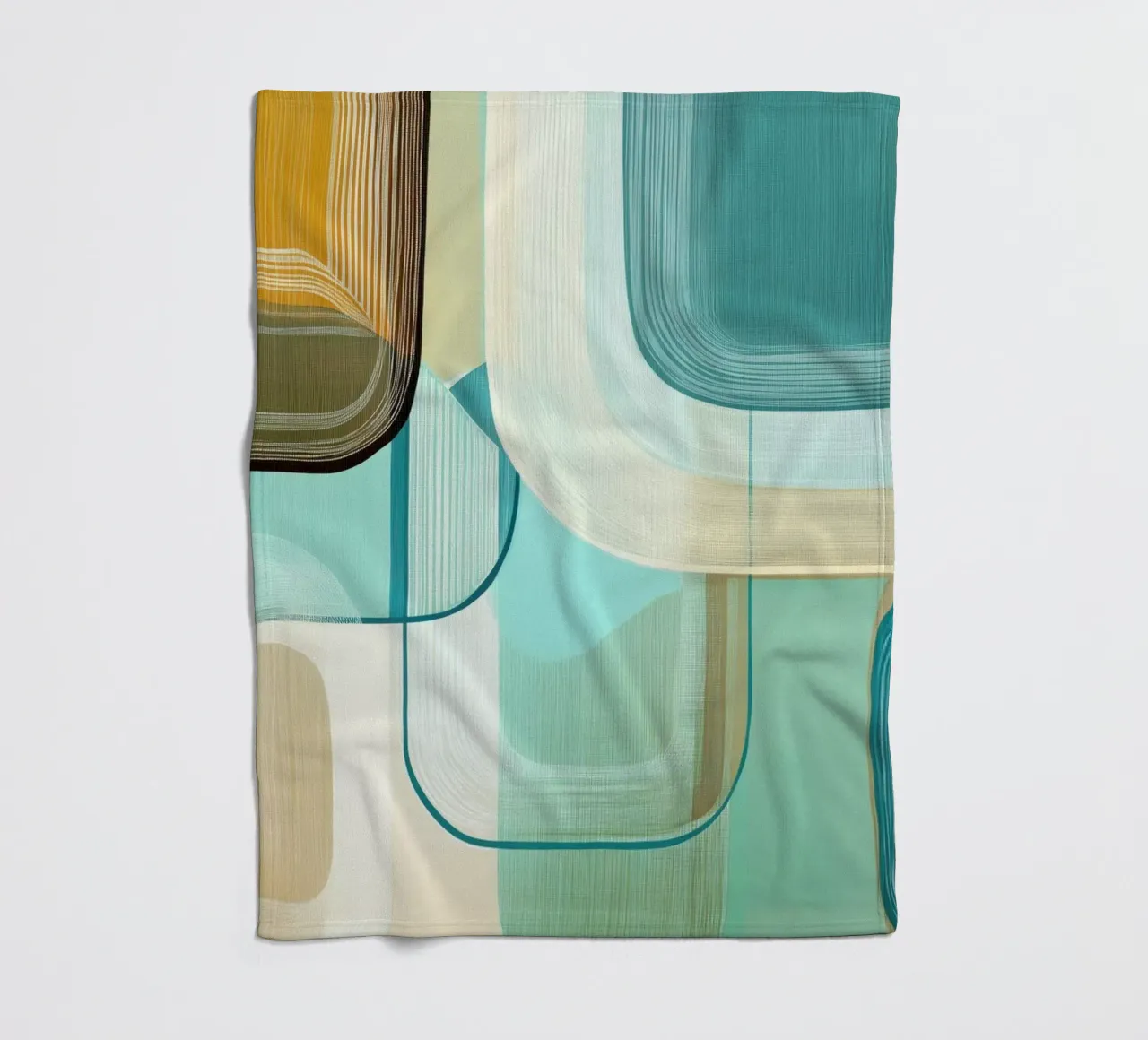 Abstract boho manta de franela de Imagine