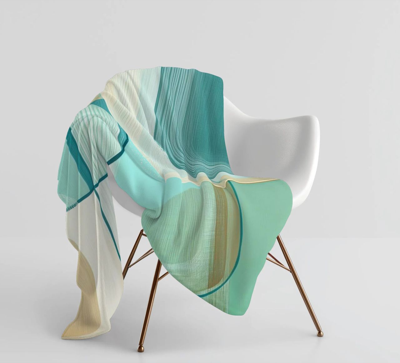 Abstract boho coperta in pile da Imagine