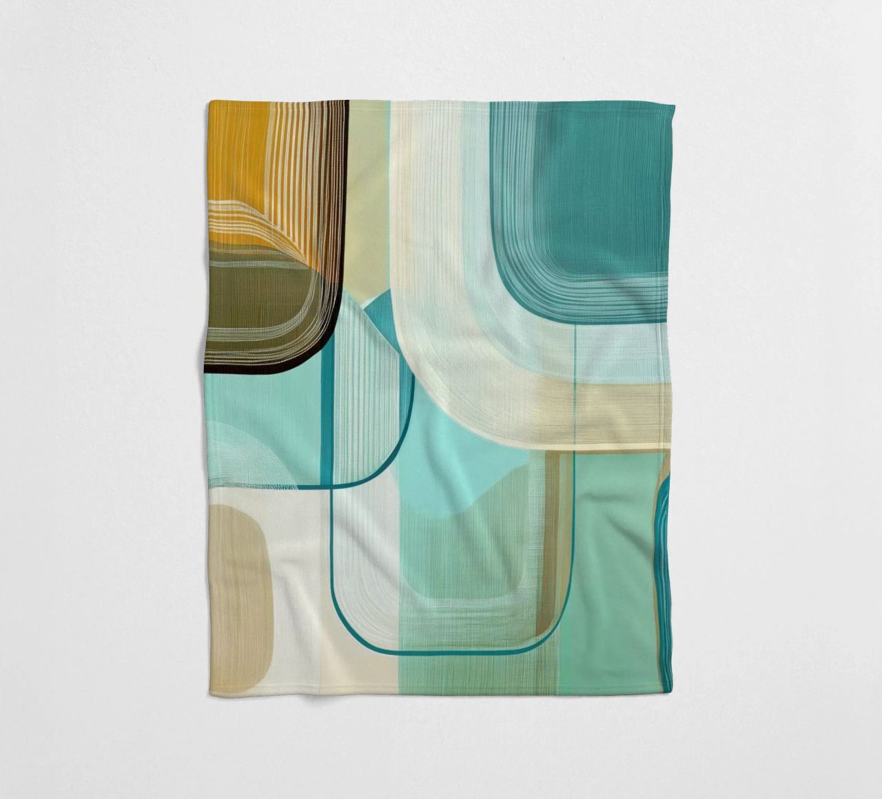 Abstract boho coperta in pile da Imagine
