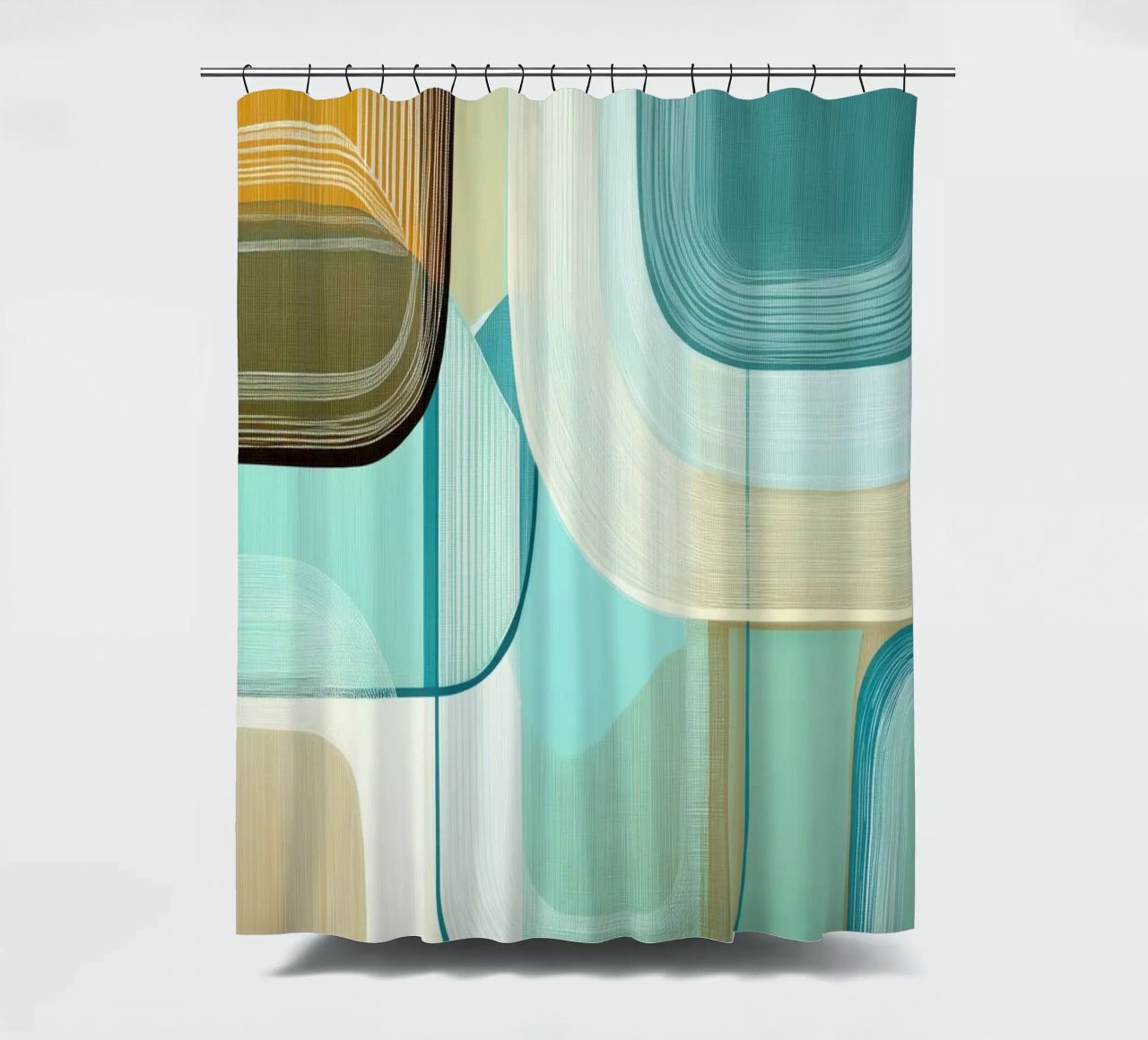 Abstract boho Duschvorhang von Imagine