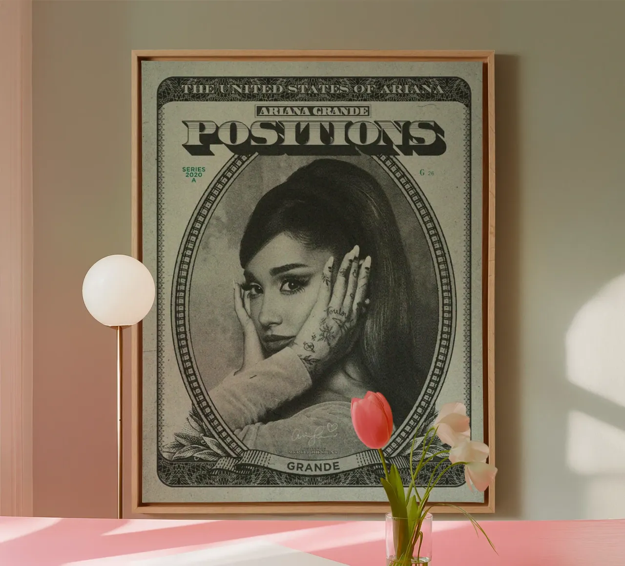 My Everything Live Forever canvas with Floater frame by hornosofhappy