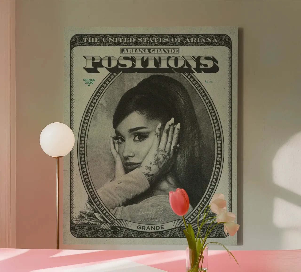 My Everything Live Forever canvas with Floater frame by hornosofhappy