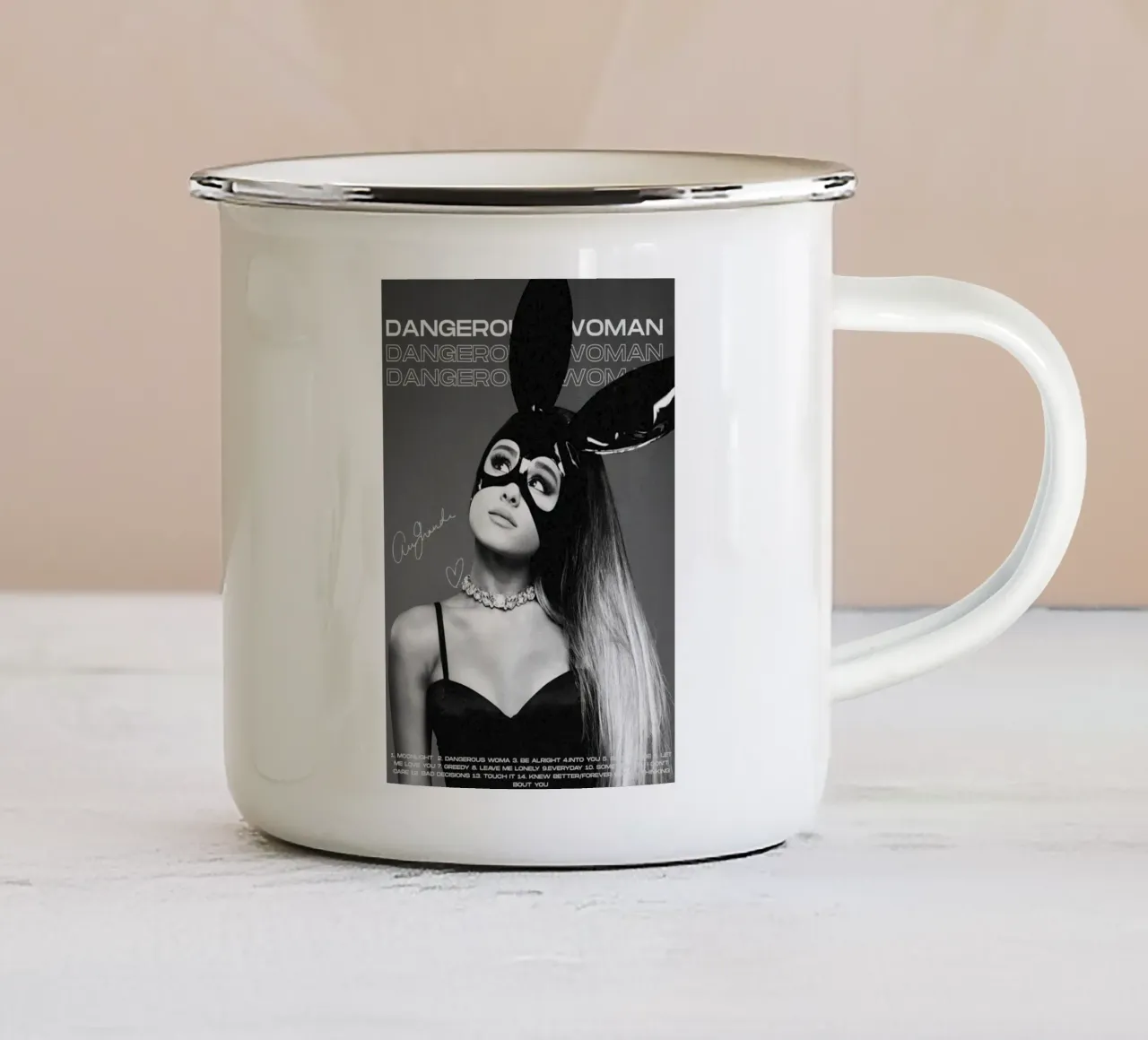 Da Yours Truly Live tazza in smalto da hornosofhappy