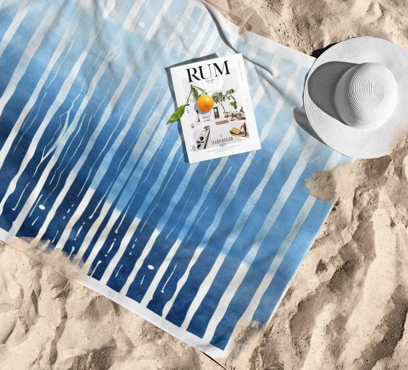 Parallels beach towel by LeDieg