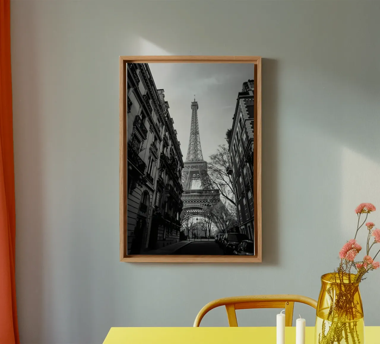 Via di Parigi tela con Cornice a cassetta da mary shop