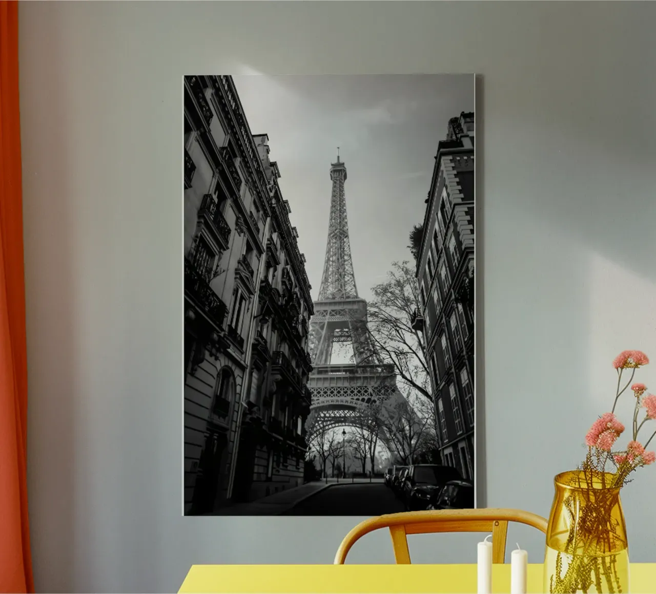 Via di Parigi tela con Cornice a cassetta da mary shop