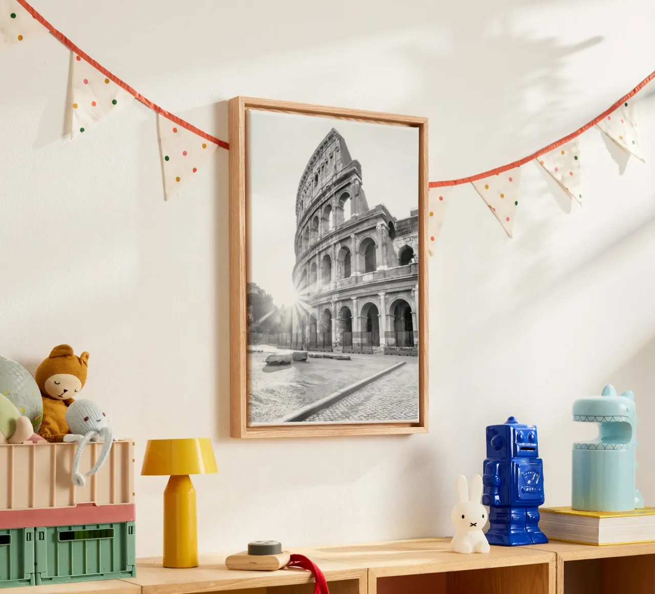 Visita al Colosseo tela con Cornice a cassetta da mary shop