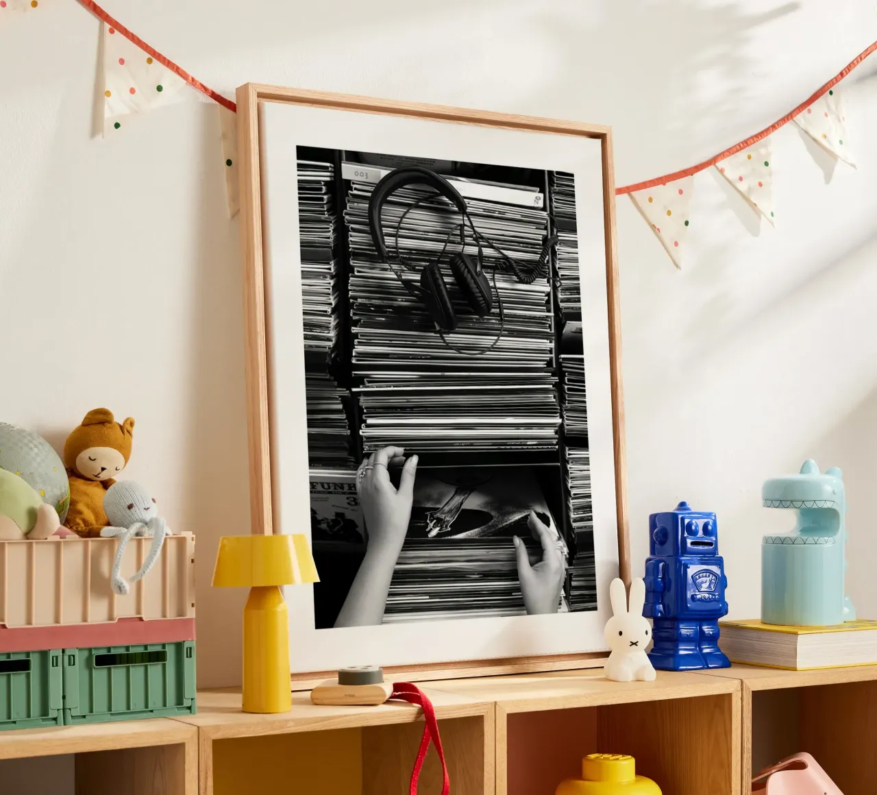 Through the Archive canvas with Floater frame by mary shop