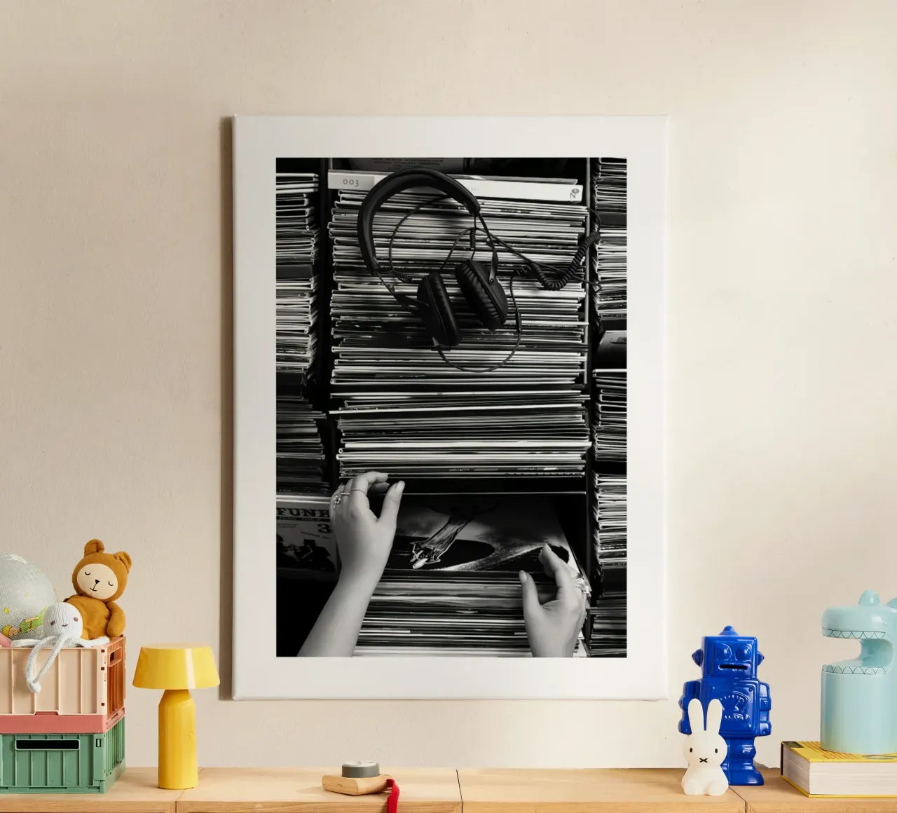 Through the Archive canvas with Floater frame by mary shop