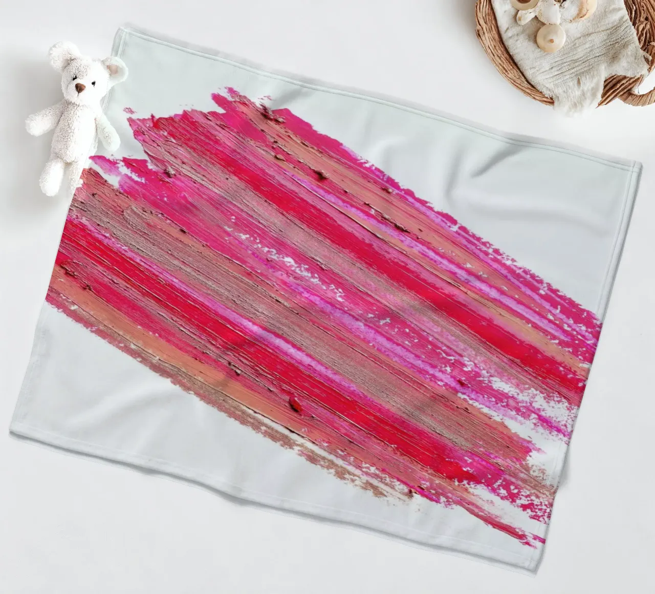 Textures 2 fleecedeken van Kyla Elaine