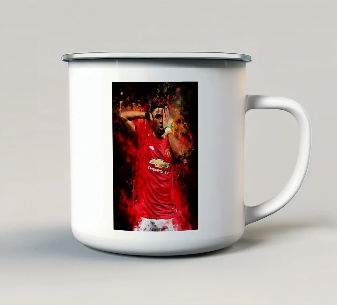 Amad Diallo tazza in smalto da MasterInkArt