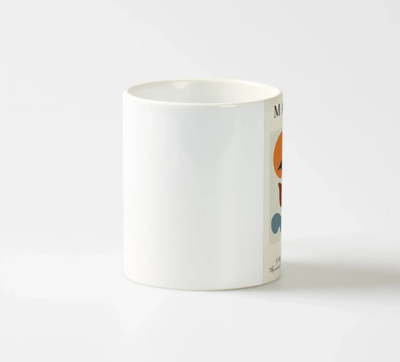 Le mie curve non sono pazzesche tazza in ceramica da DODOLAN STORE