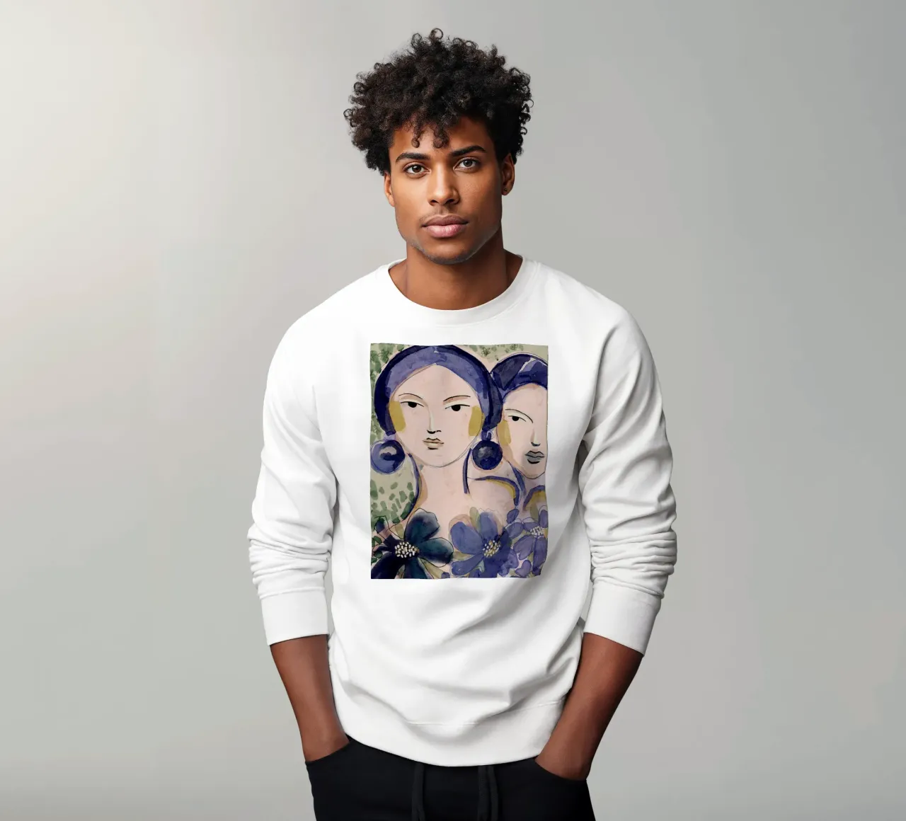 Indigo Two felpa da treechild