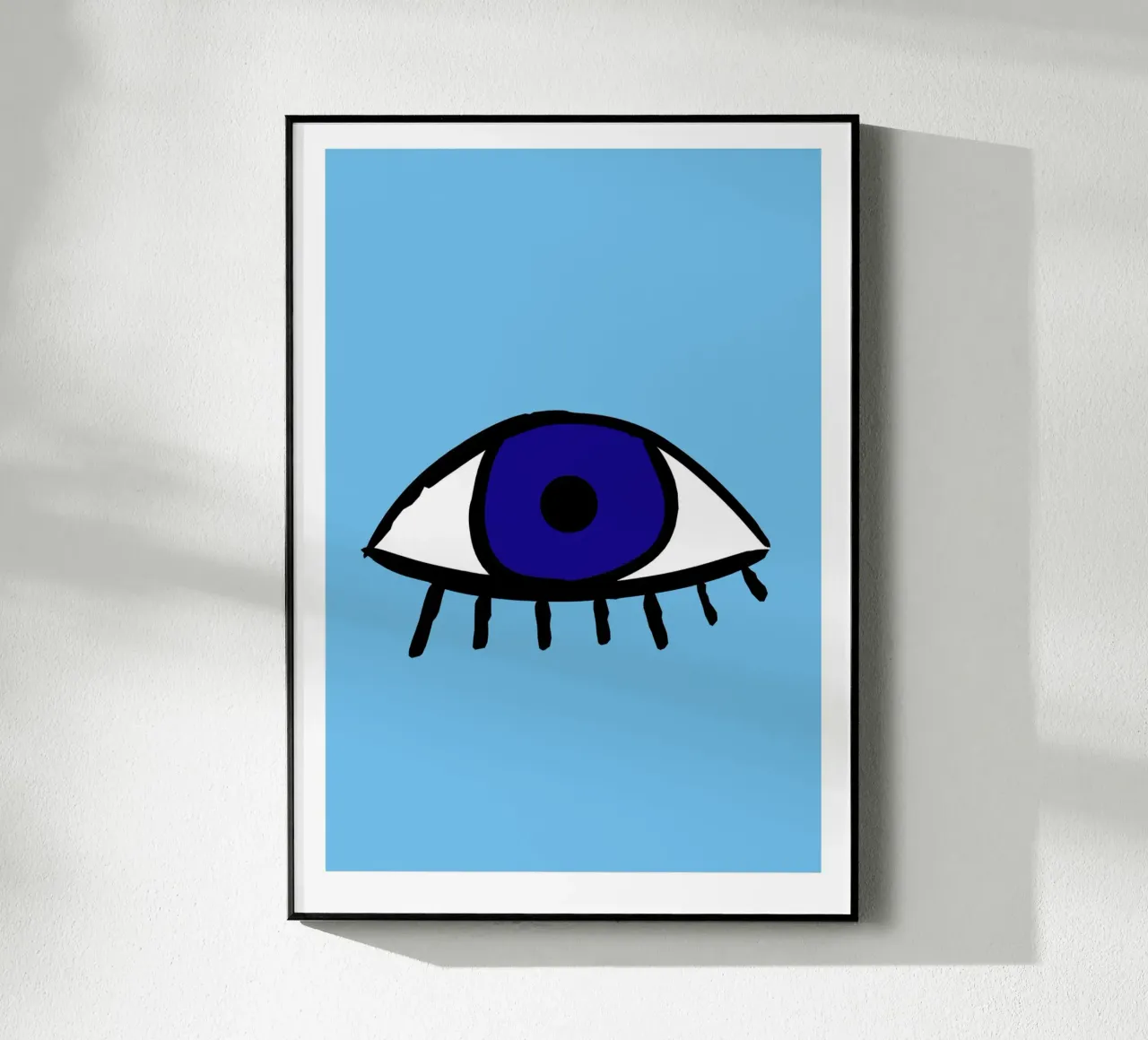 L'oeil bleu plexiglass da Idées & Création