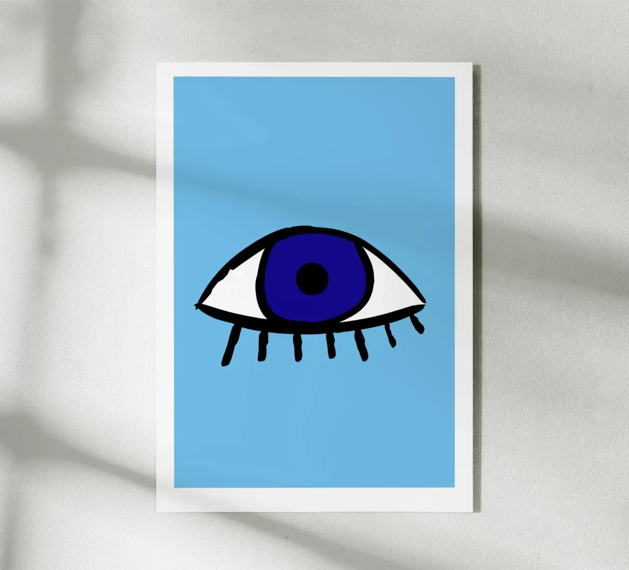 L'oeil bleu plexiglass da Idées & Création