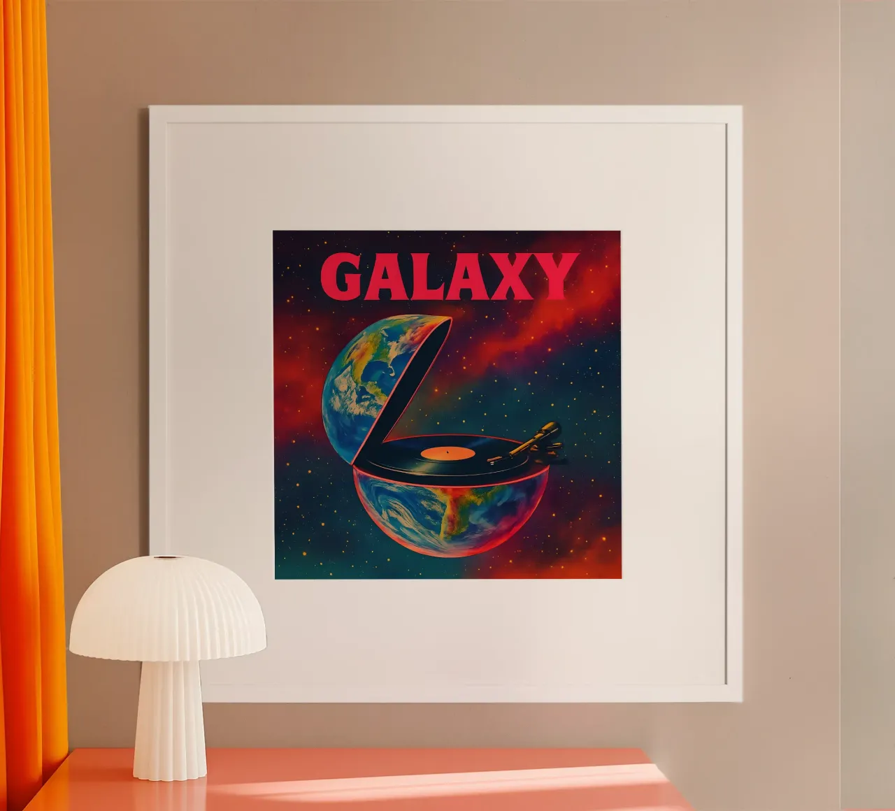Lettore di vinile Galaxy Earth poster da 🥝 KIWI STORE