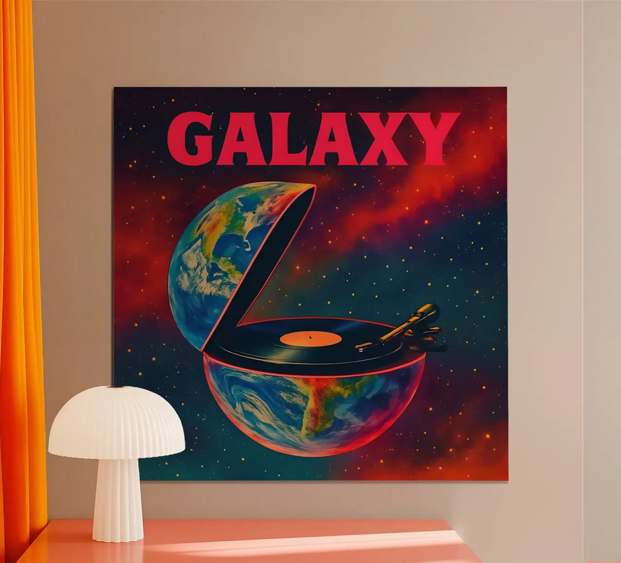 Lettore di vinile Galaxy Earth poster da 🥝 KIWI STORE