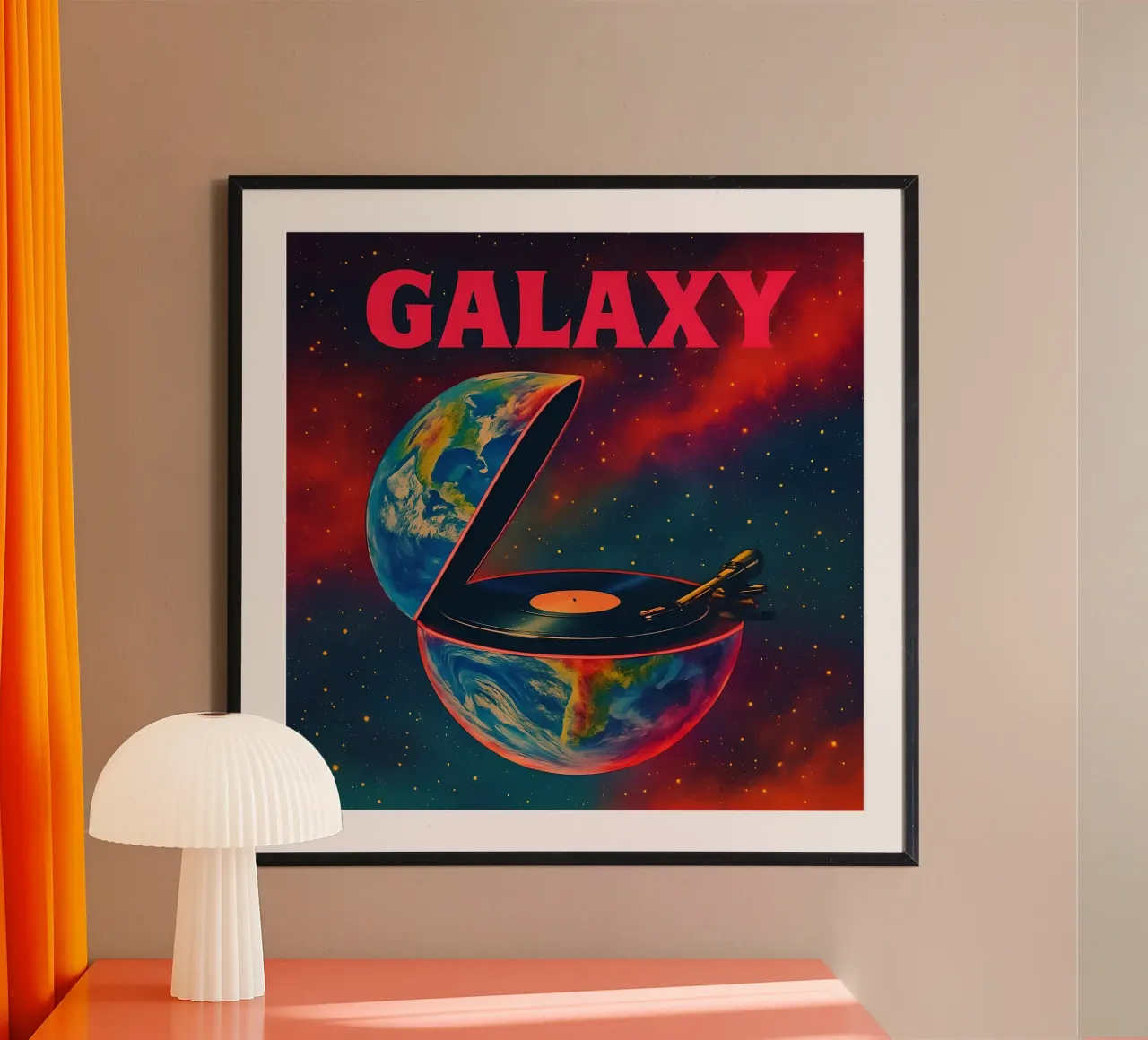 Lettore di vinile Galaxy Earth poster da 🥝 KIWI STORE