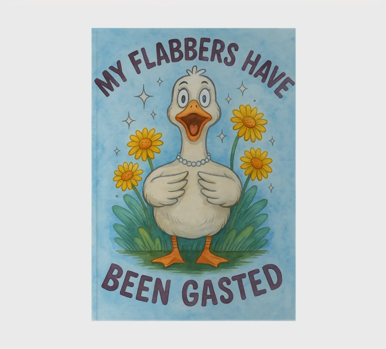 my flabers have funny duck notebook by limous