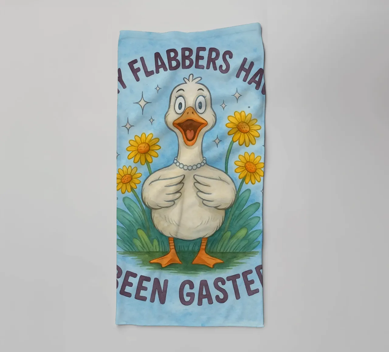 my flabers have funny duck towel by limous
