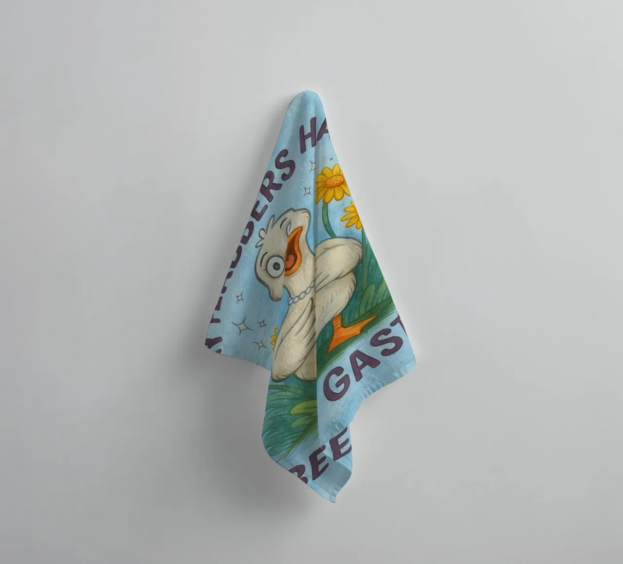 my flabers have funny duck towel by limous