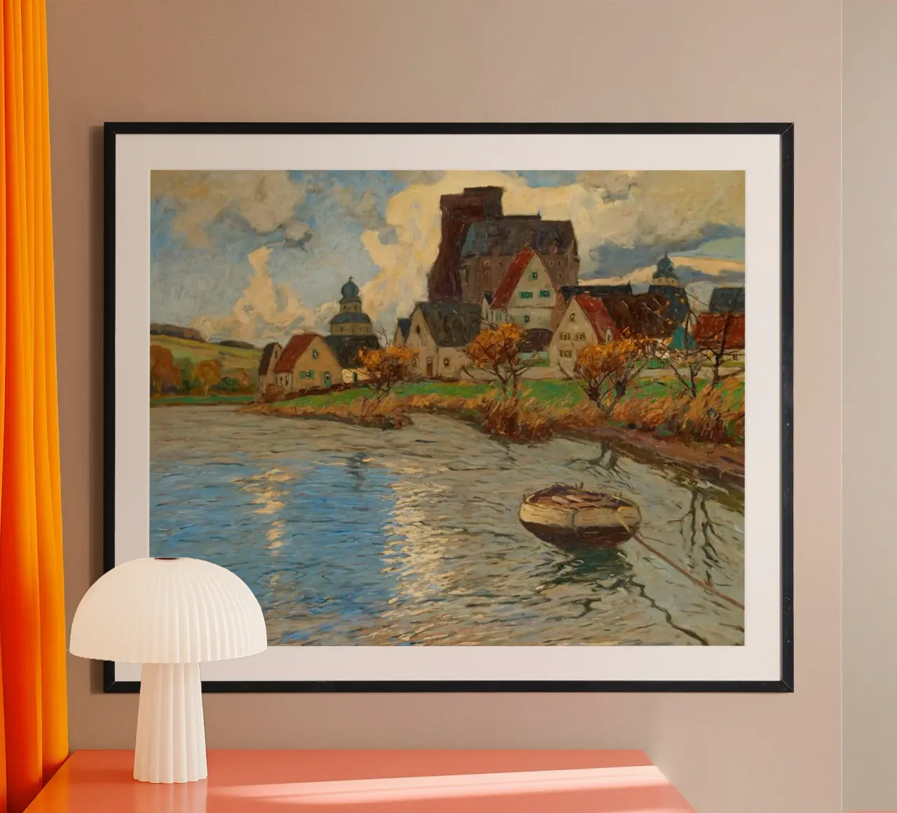 Lago Otto Ackermann poster con telaio in plastica da The Bakulans