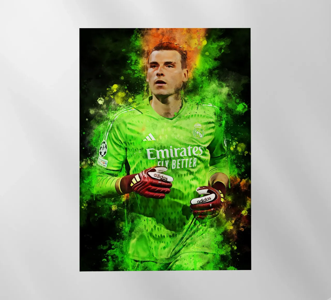 Andriy Lunin pellicola backlit da MasterInkArt