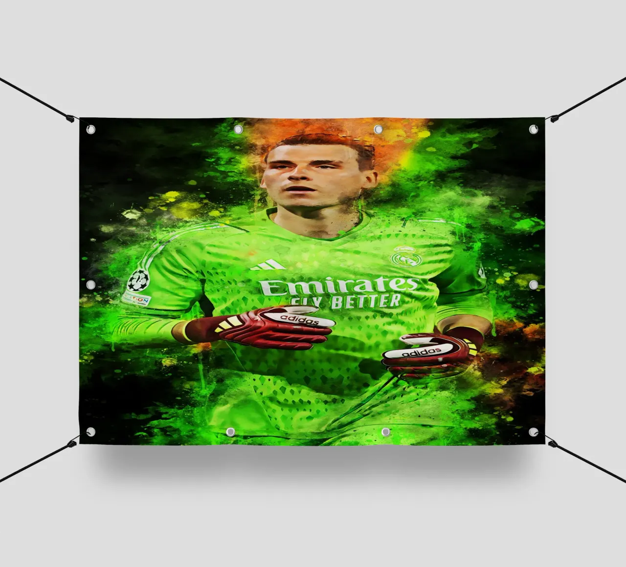 Andriy Lunin telo in pvc da MasterInkArt