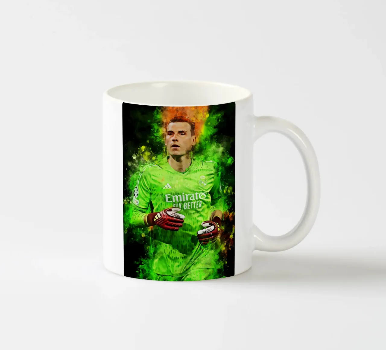 Andriy Lunin tazza in ceramica da MasterInkArt