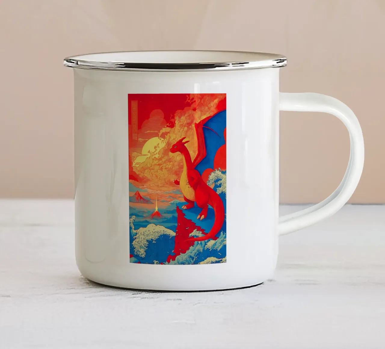 Pokemon tazza in smalto da Fleur de Lys