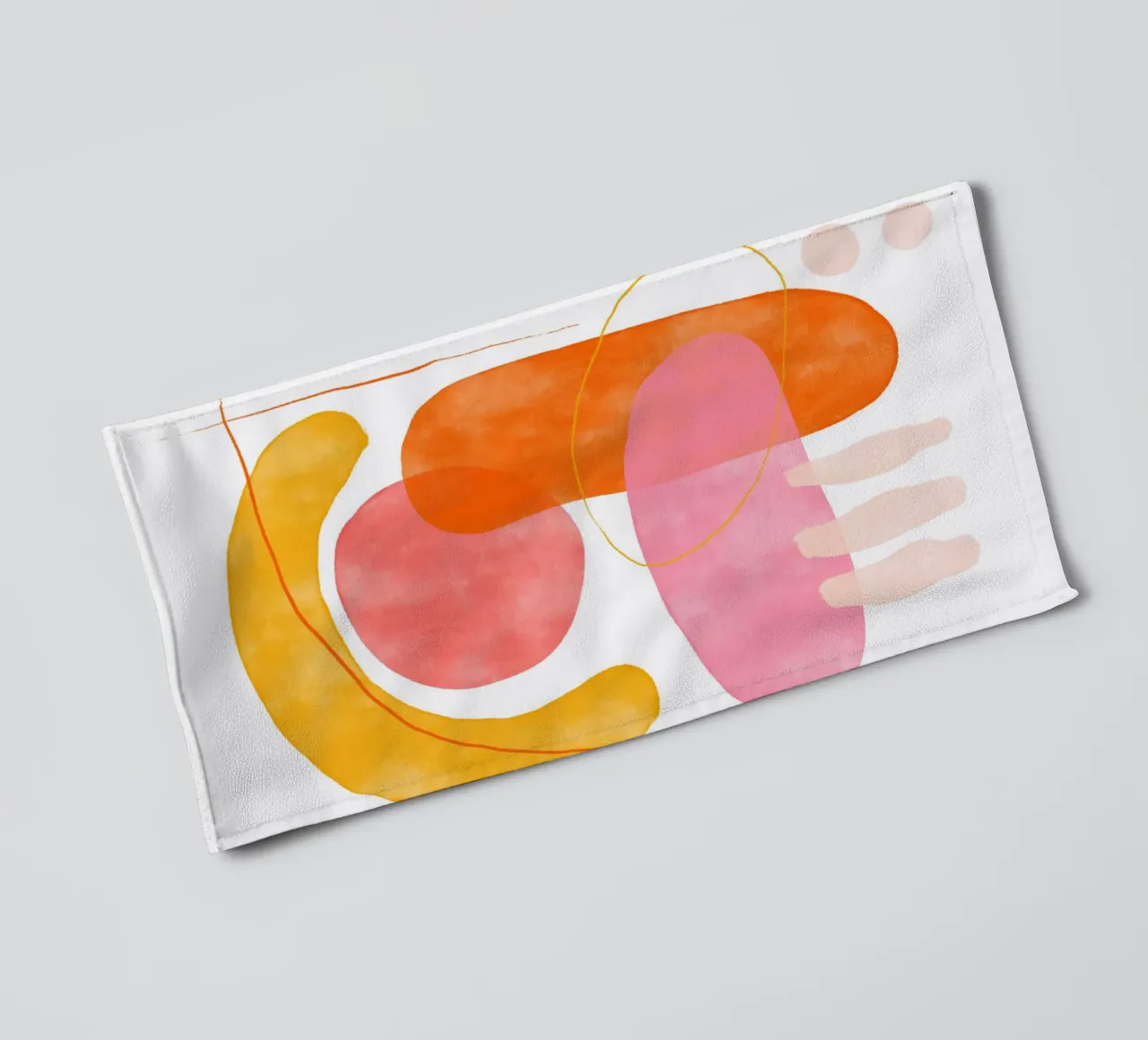 Playing Shaped No 5 asciugamano da bagno da treechild