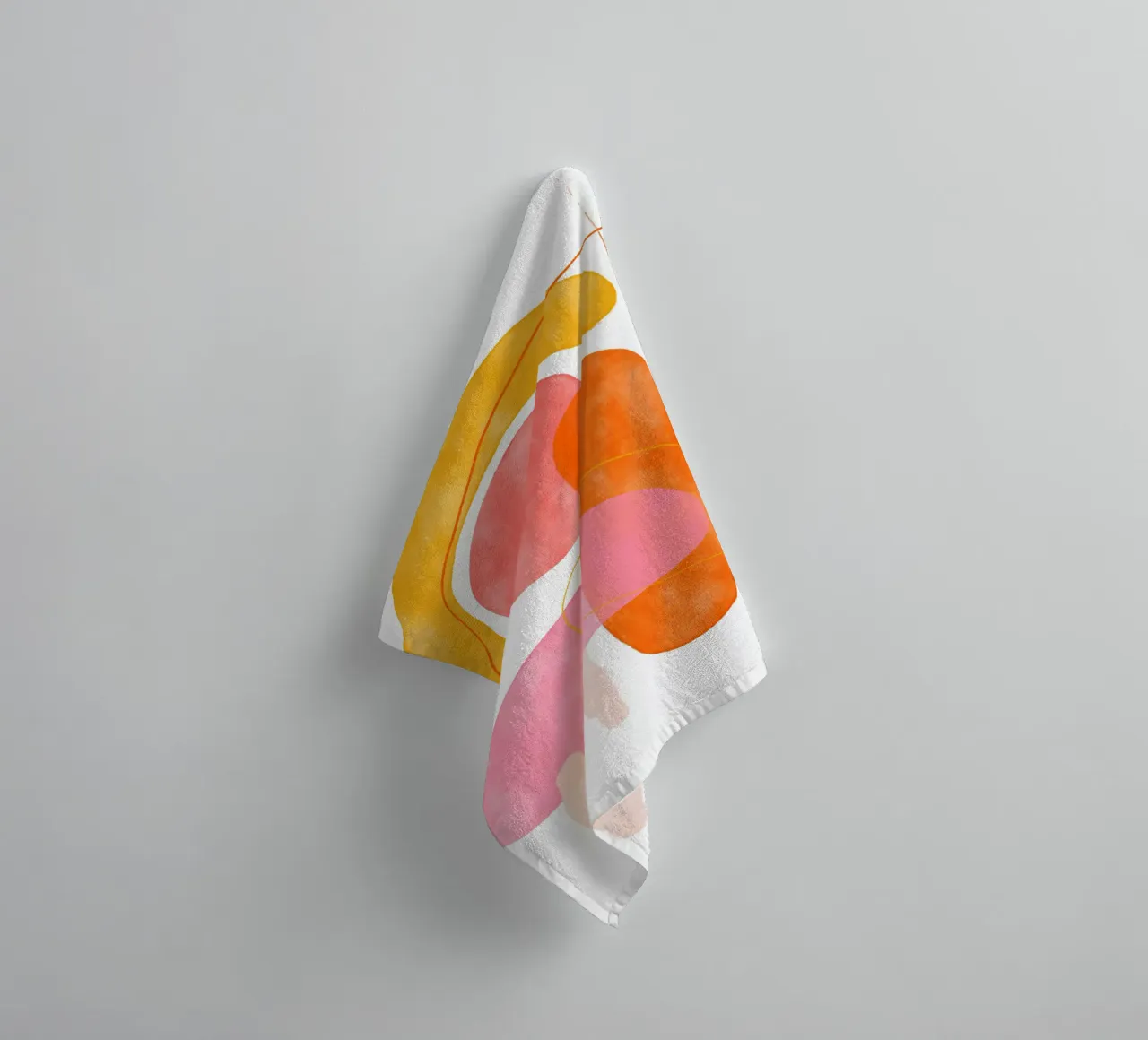 Playing Shaped No 5 asciugamano da bagno da treechild