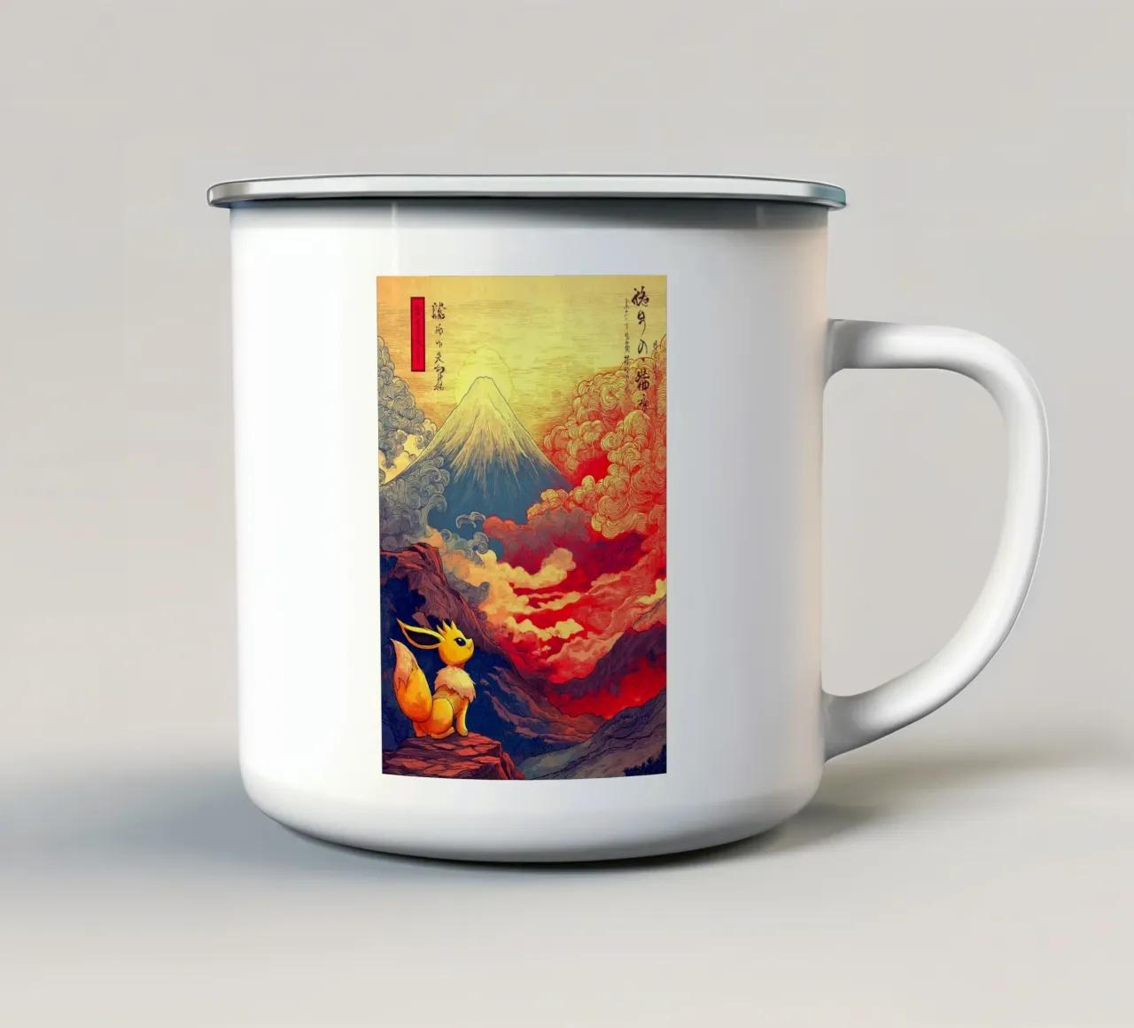 Pokemon tazza in smalto da Fleur de Lys