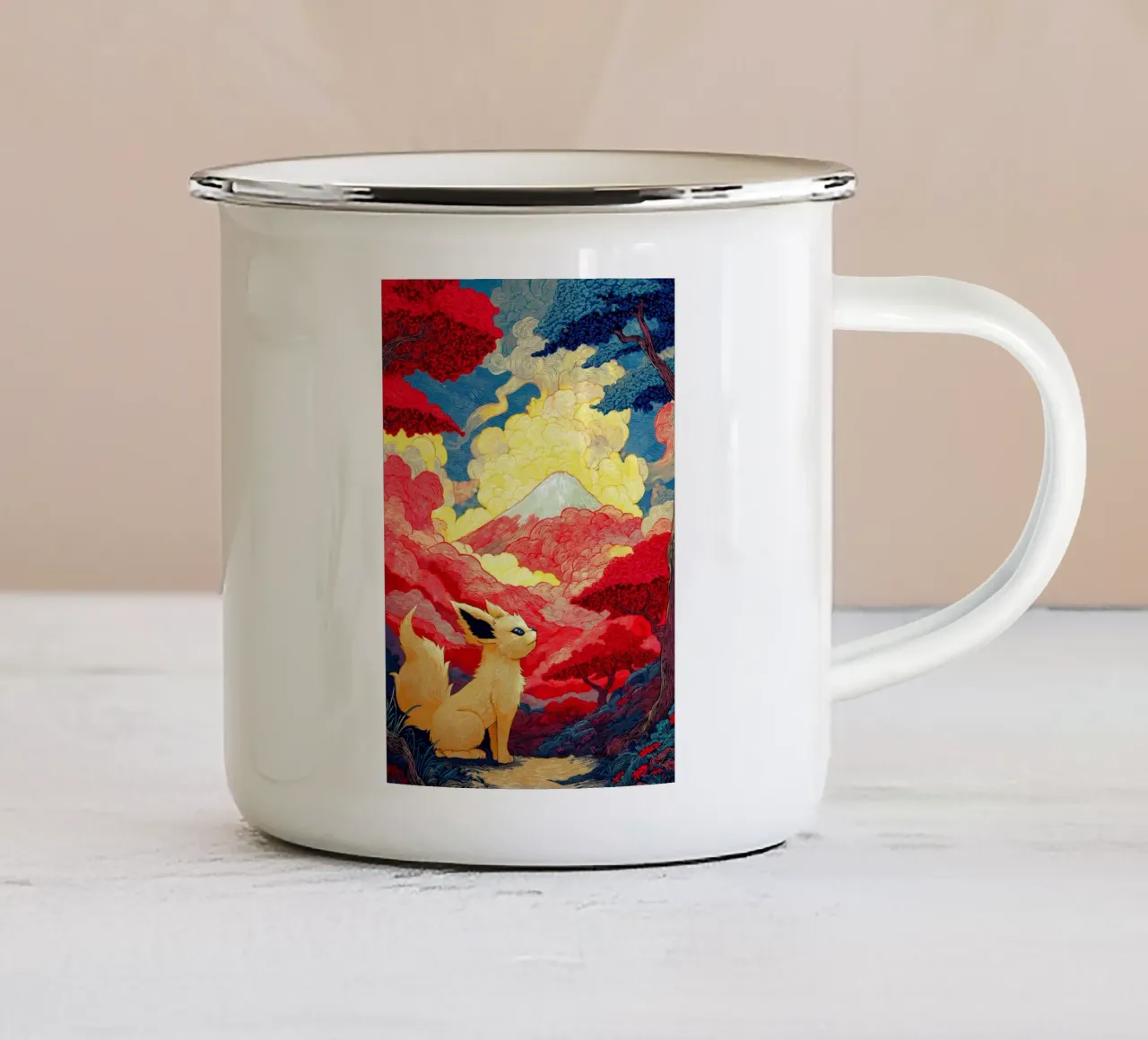 Pokemon tazza in smalto da Fleur de Lys